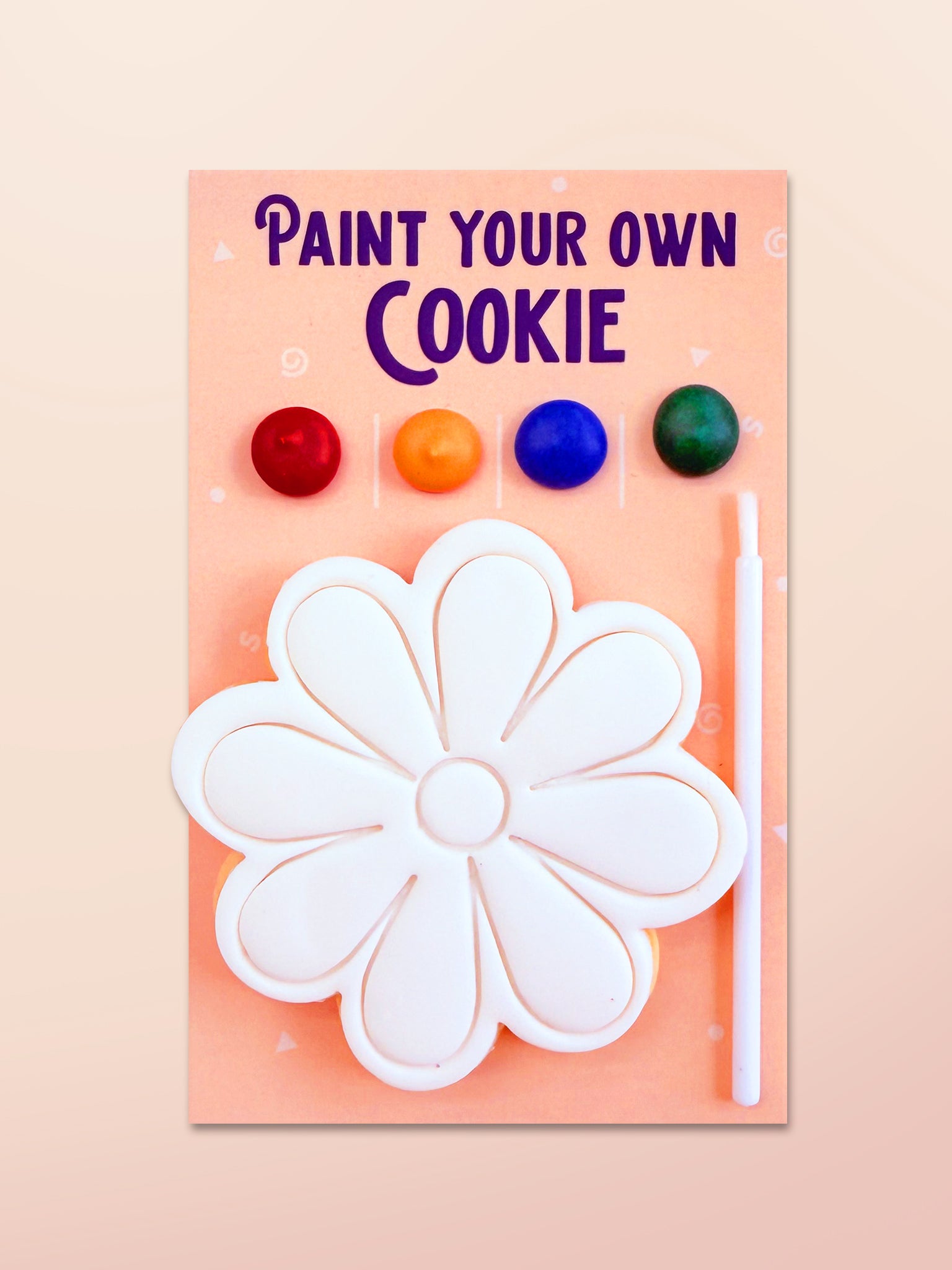 Paint Your Own Flower Cookies | Cookie Decorating Set For Parties - Sugar Rush by Steph Cookie Box Delivery Australia