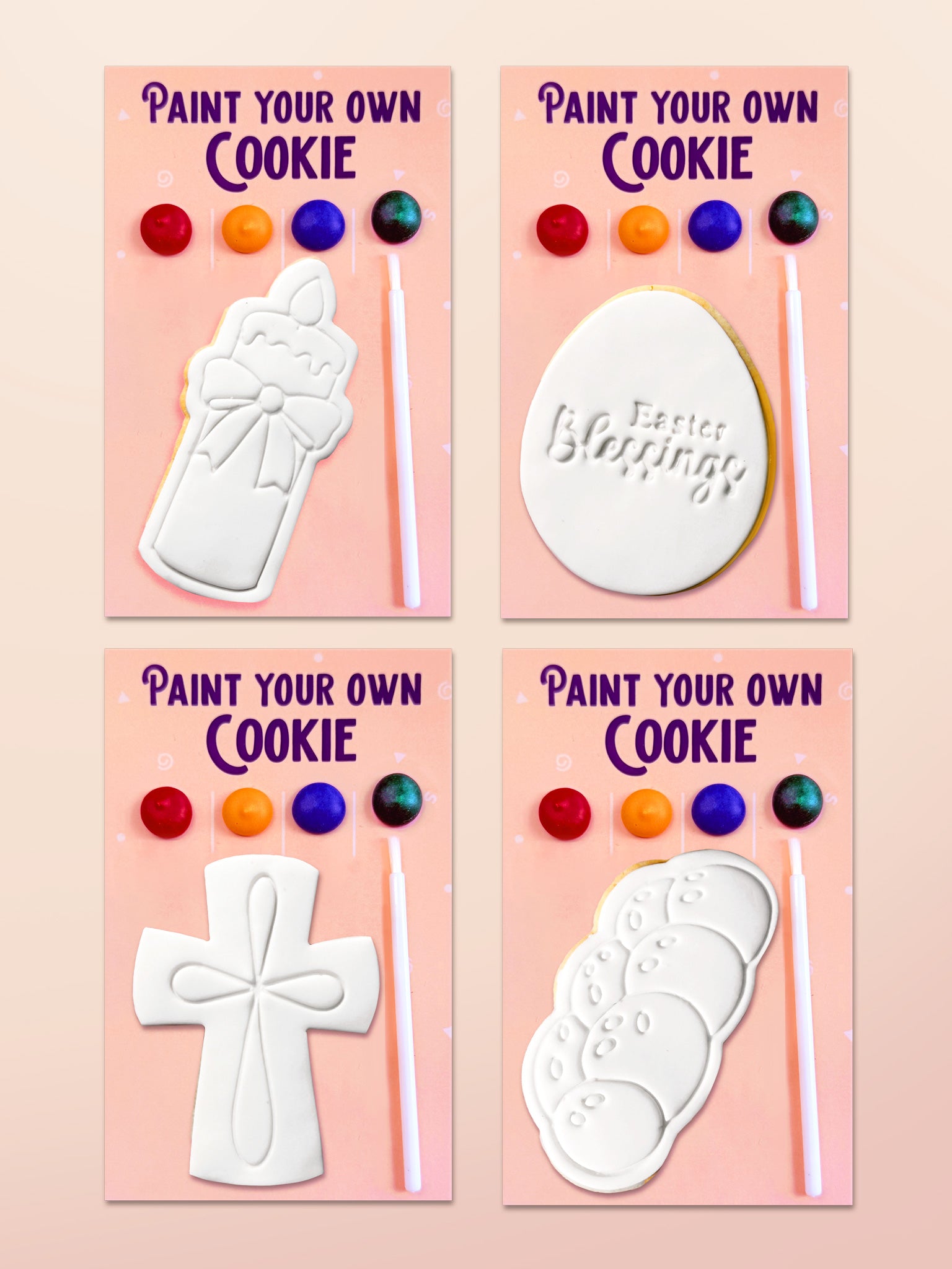 Paint Your Own Holy Easter Cookies | Religious Orthodox Easter Cookie Boxes Near Me