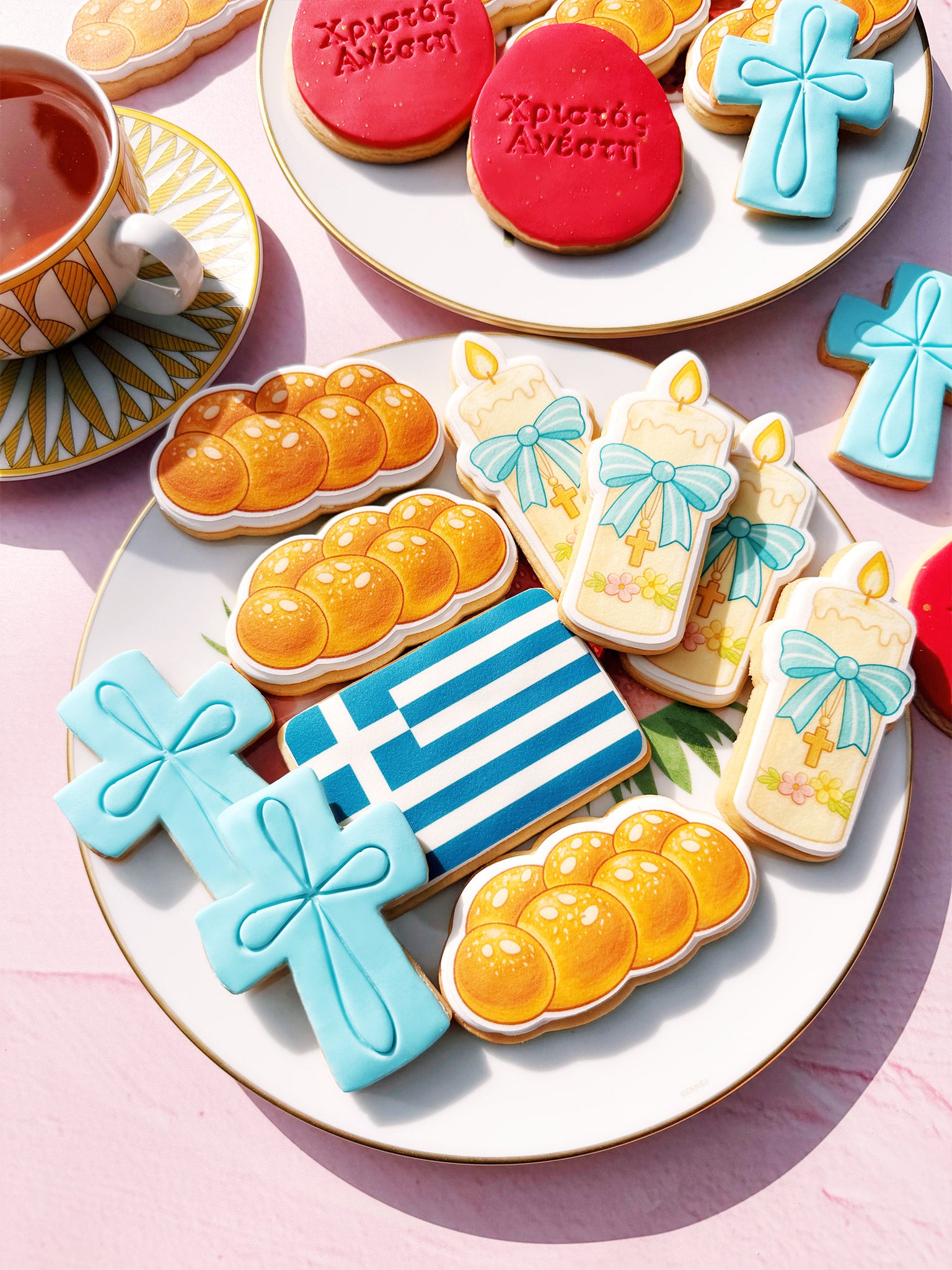 Pascha Traditions | Cute Greek Orthodox Easter Cookie Box Delivery