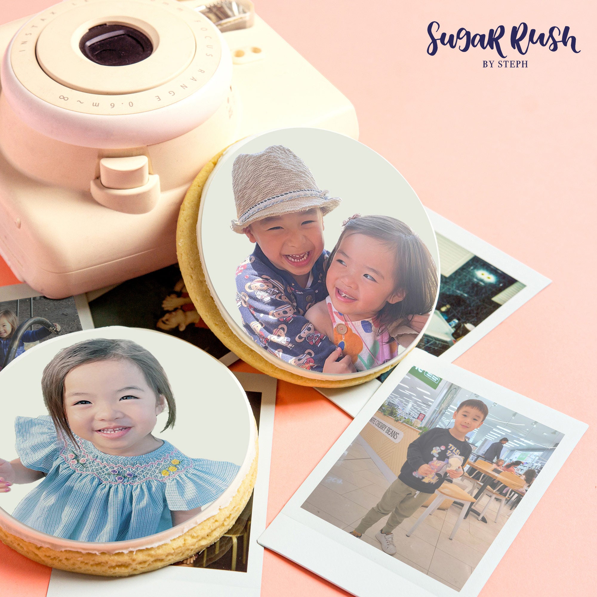 Polaroid Photo Cookie Box for Family Gifts | Sugar Rush by Steph Cookie Box Delivery Near Me Melbourne Sugar Rush by Steph