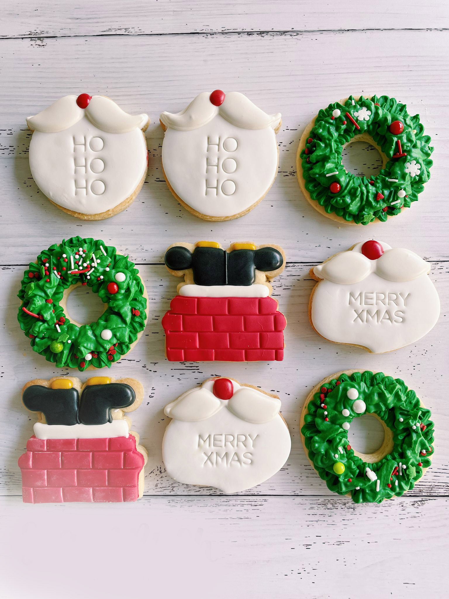 Royal Icing Gf Vegan Christmas Cookies Silly Santa Buy Fun Royal
