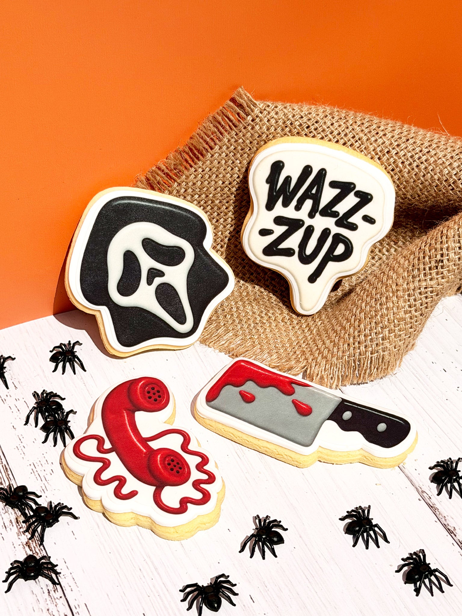 Scary Movie Night Cookies | 90s Horror Movie Cookie Box For Halloween