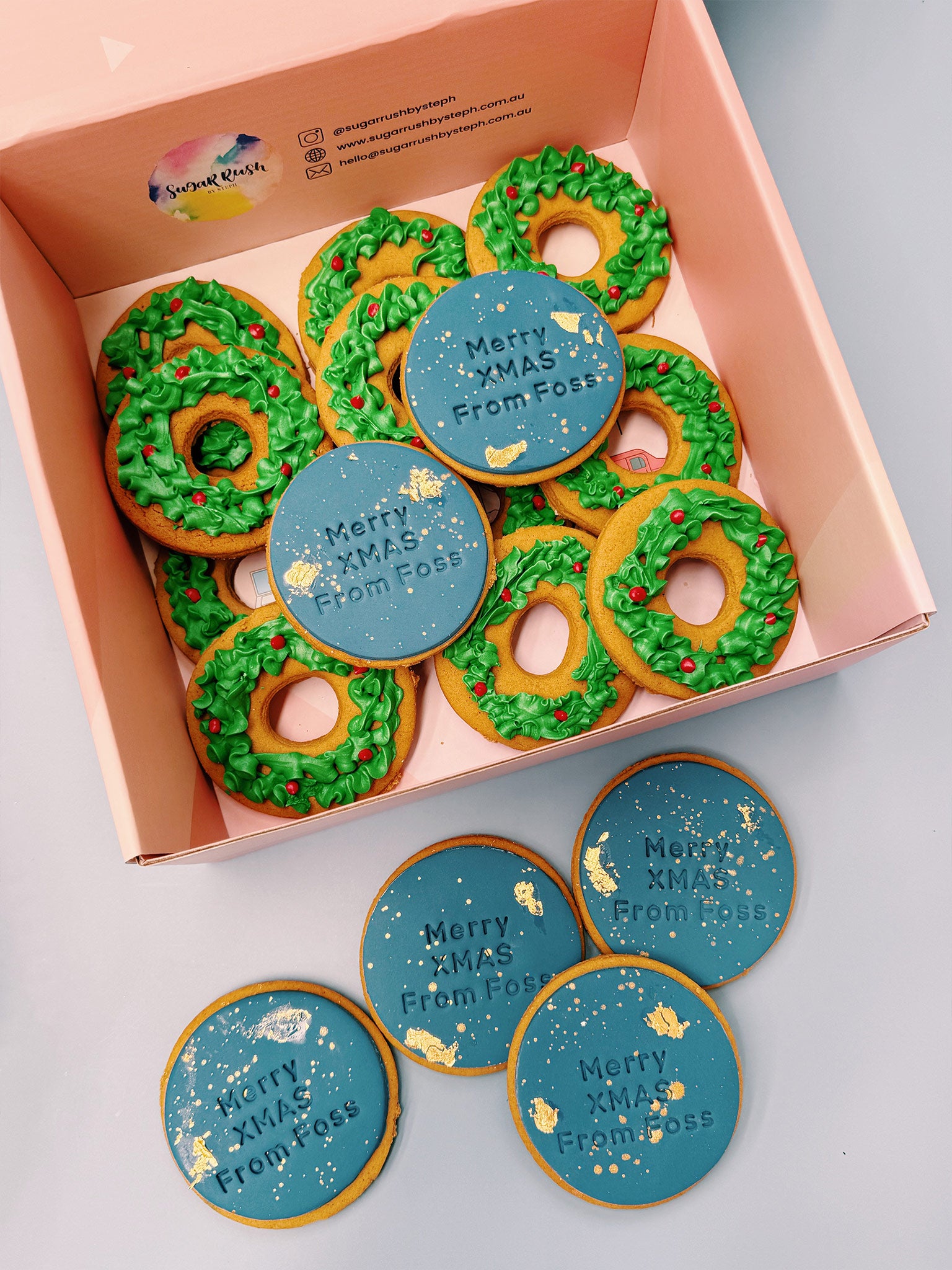 Christmas Joy Custom Personalised Party Favours - Sugar Rush by Steph