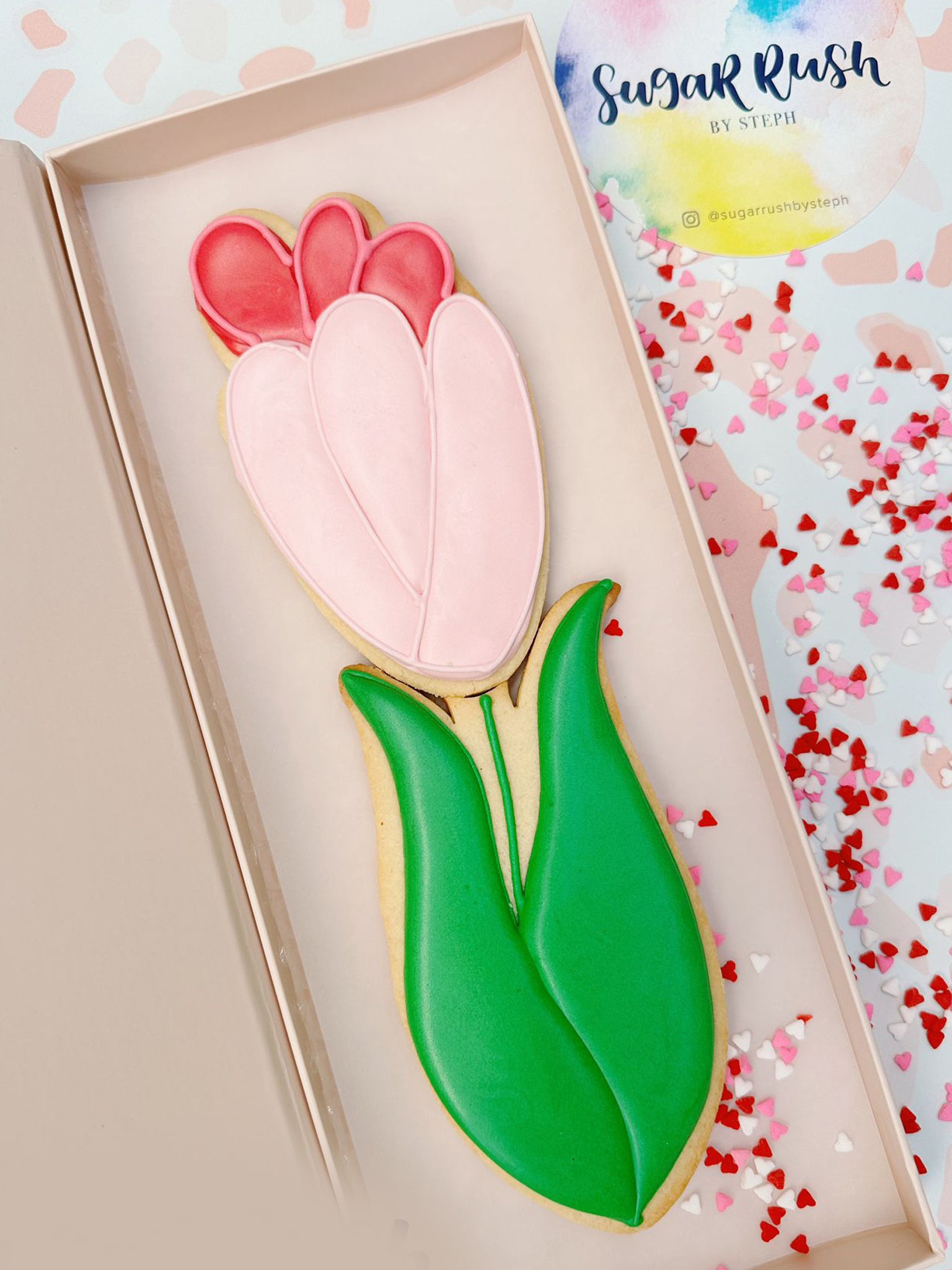 Tasty Tulip | Sweet Mother's Day Cookie Box Gift for Mum