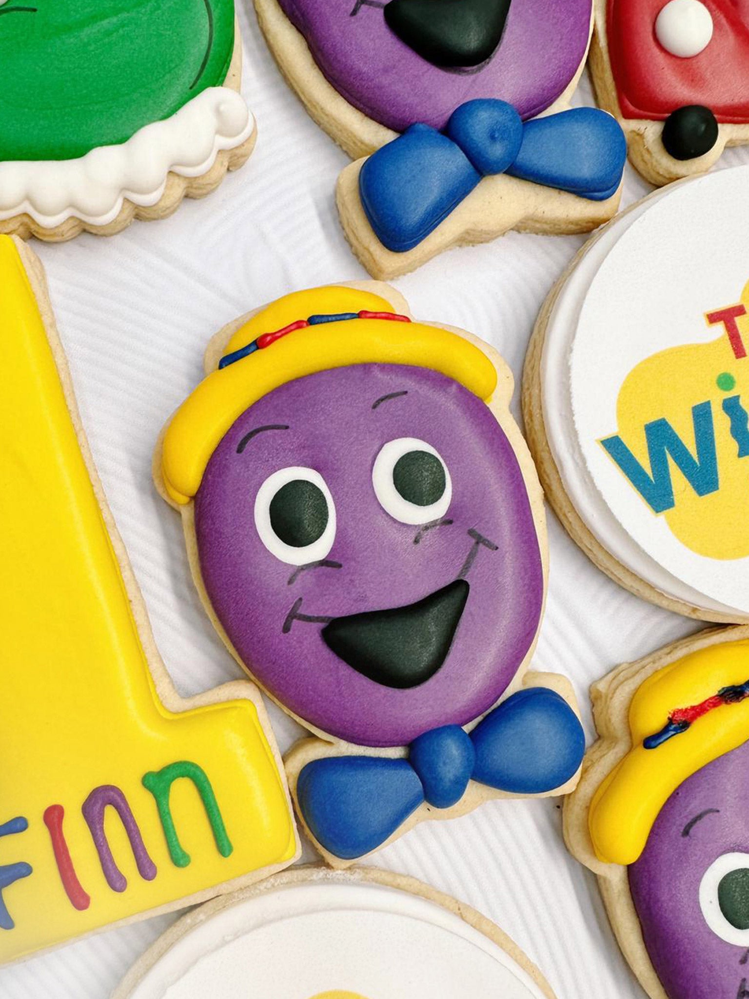 The Wiggles Cookies | Personalised Wiggles Birthday Cookies for Kids