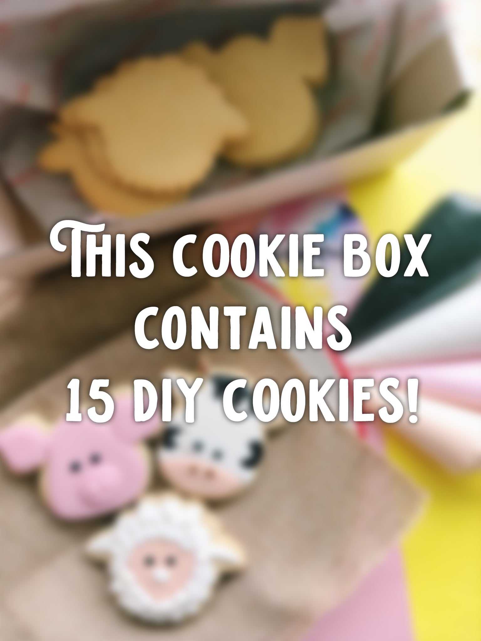 Farm Animal DIY Icing Cookies | DIY Animal Cookies for School Holiday Activites