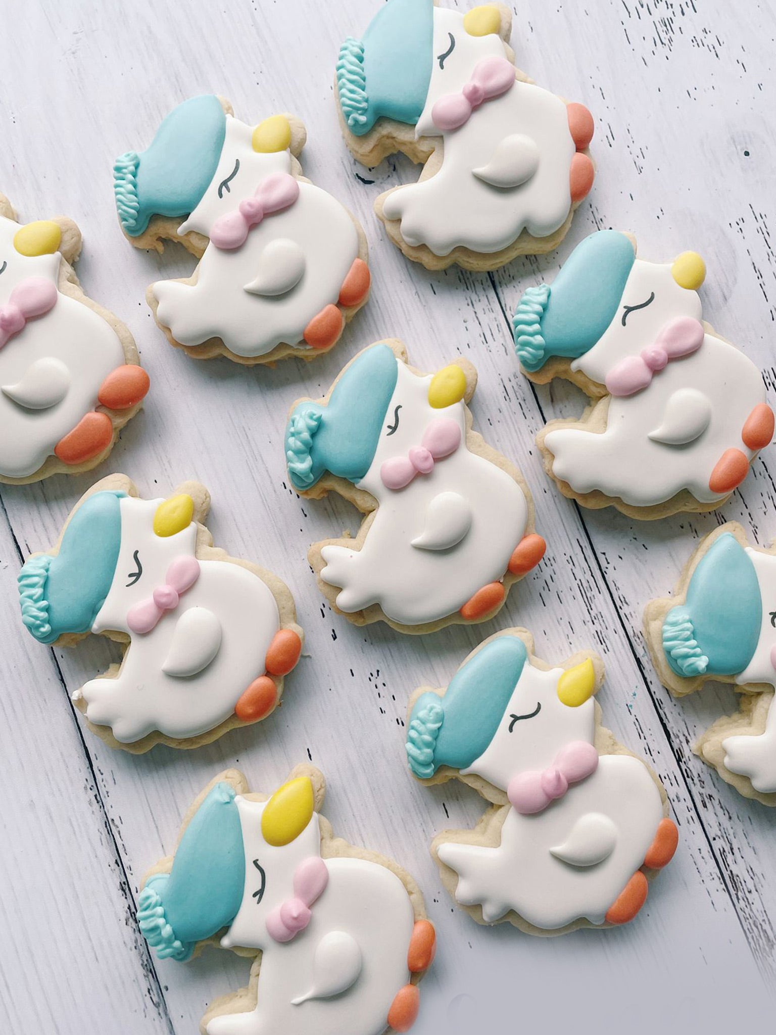 Mama & Her Ducklings | Cute Yellow Duck Cookies for Baby Showers
