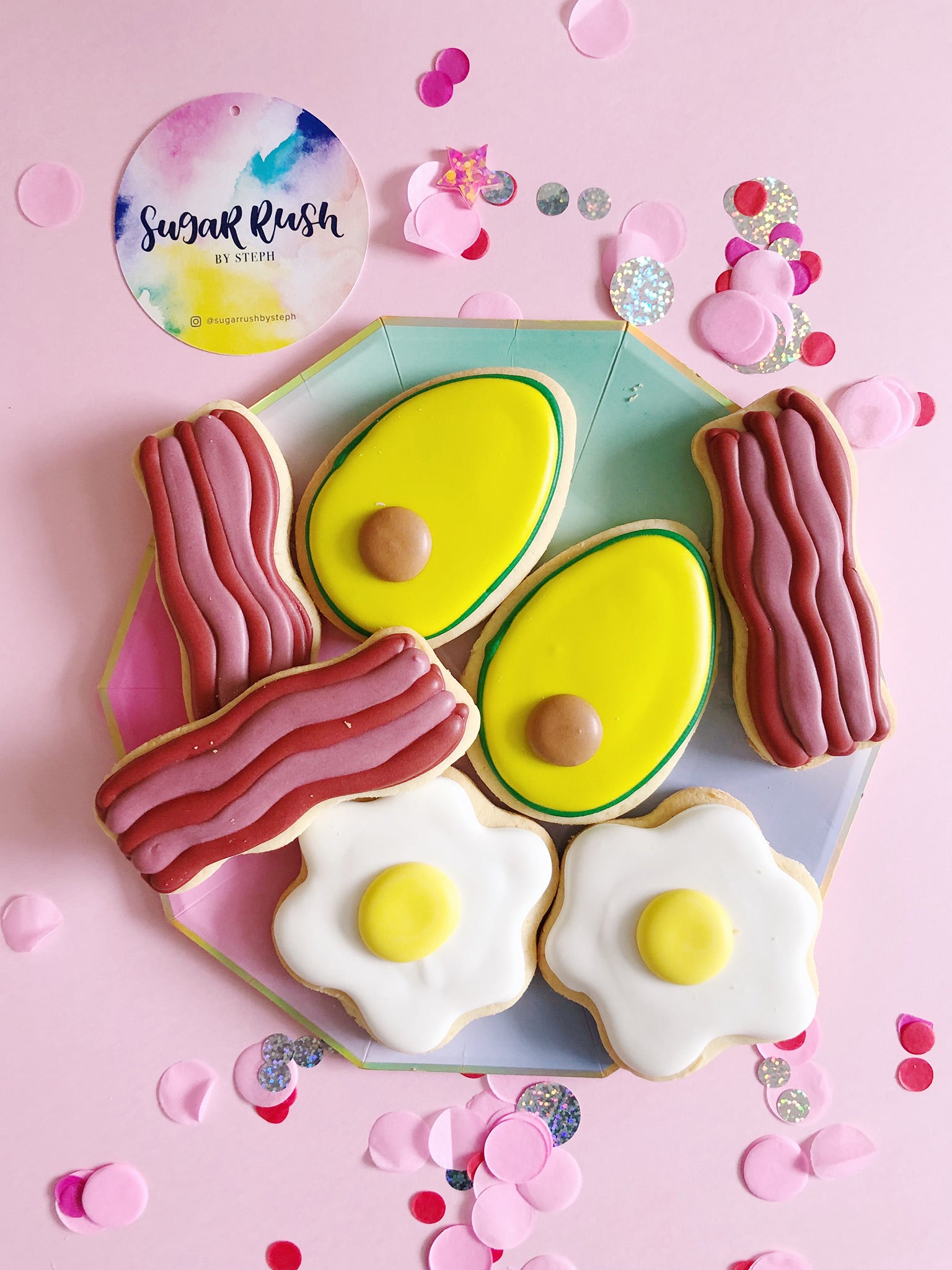 Melbourne Big Breakfast Biscuits | Personalised Aussie Brekkie Cookies