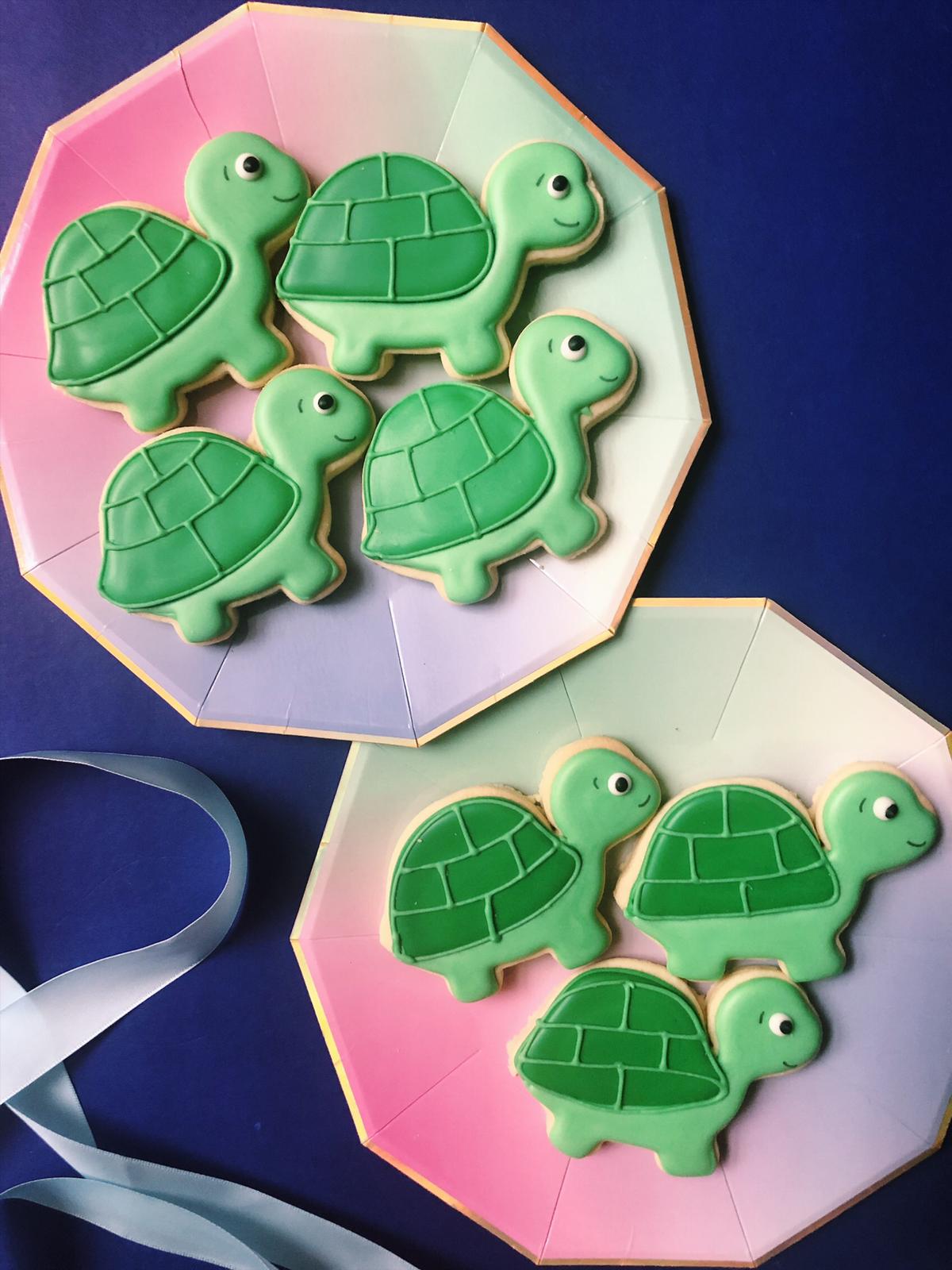 Turtley Awesome | Cute Animal Turtle Cookies for Children - Sugar Rush by Steph