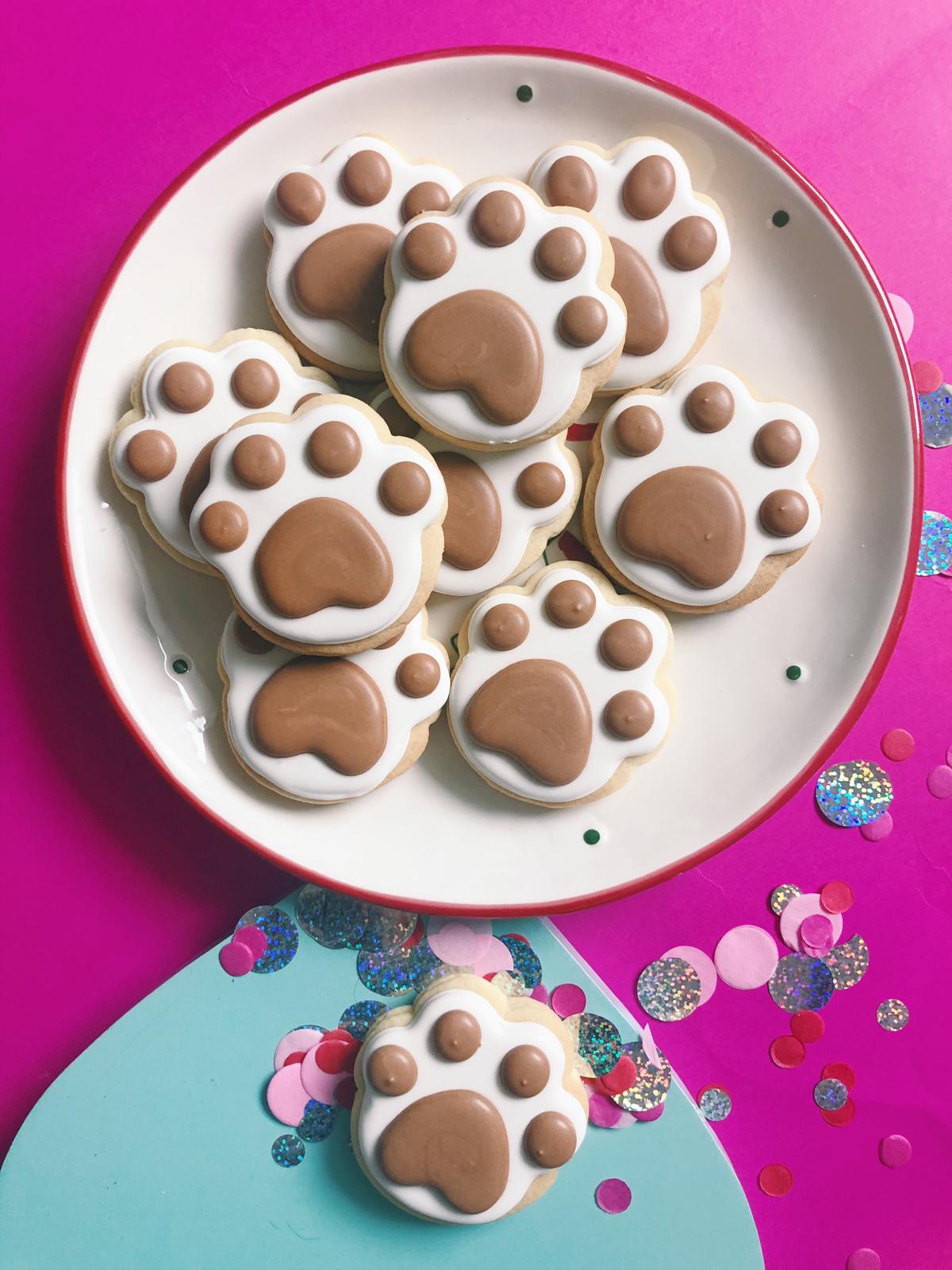 Purrfect Paws | Cute Royal Icing Animal Cookies for Pet Owners - Sugar Rush by Steph