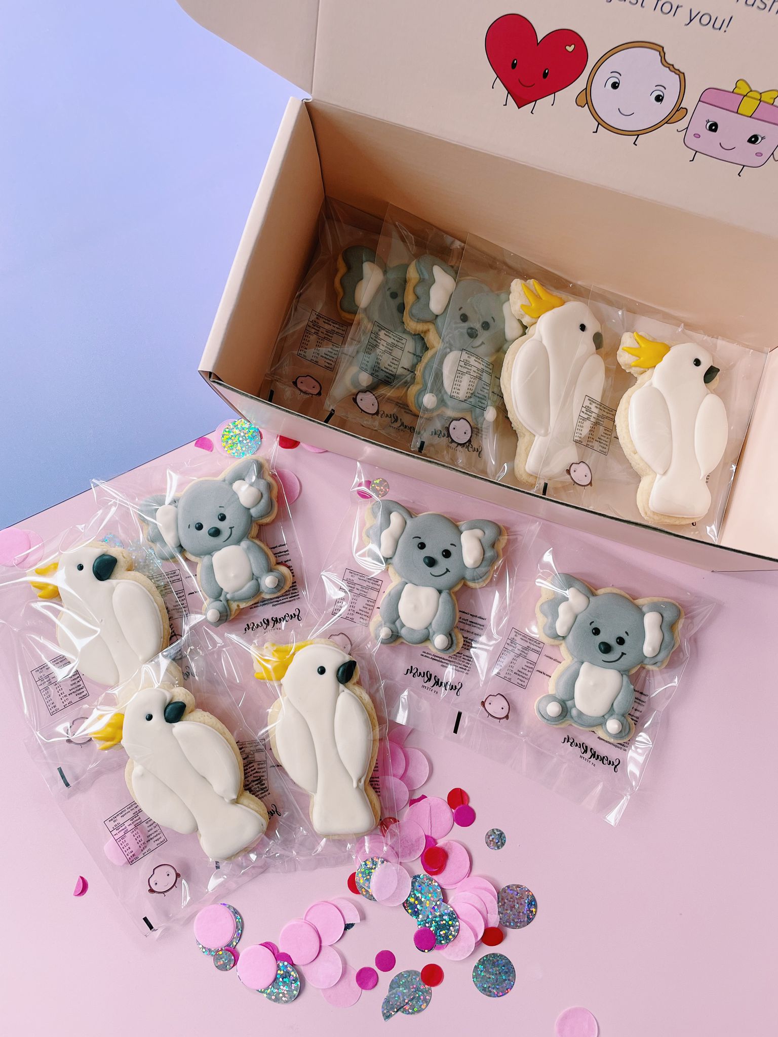 Koalas and Cockatoo Cookies | Cute Outback Australian Animal Cookies - Sugar Rush by Steph