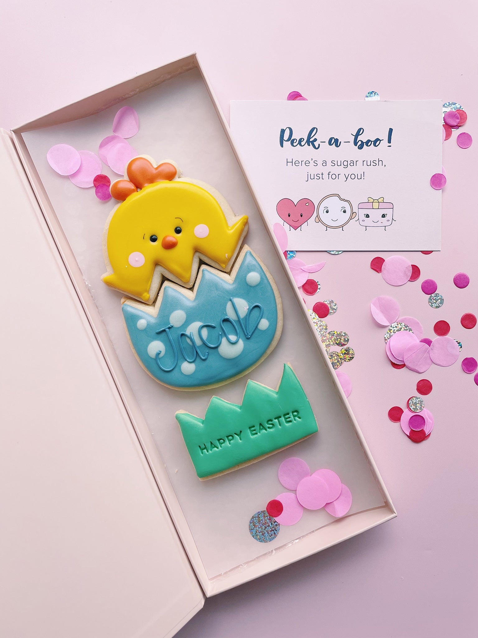 Easter Chick | Personalised Custom Easter Chick Cookies