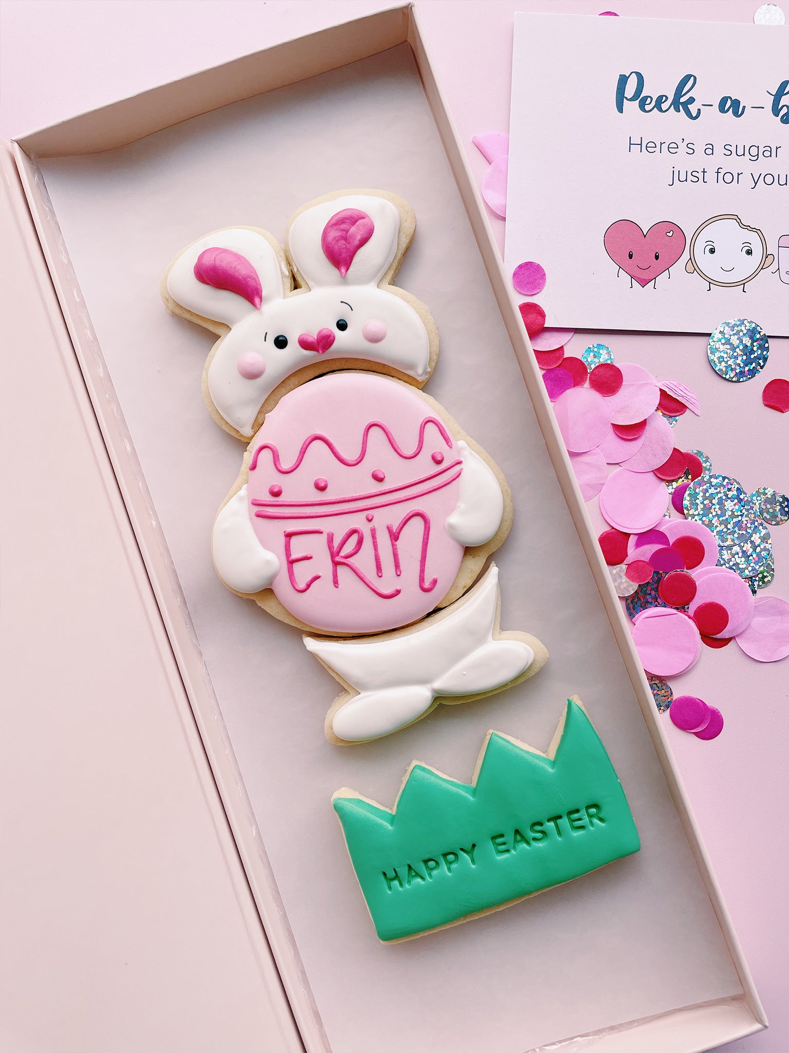 Easter Bunny | Personalised Custom Easter Bunny Cookie Box