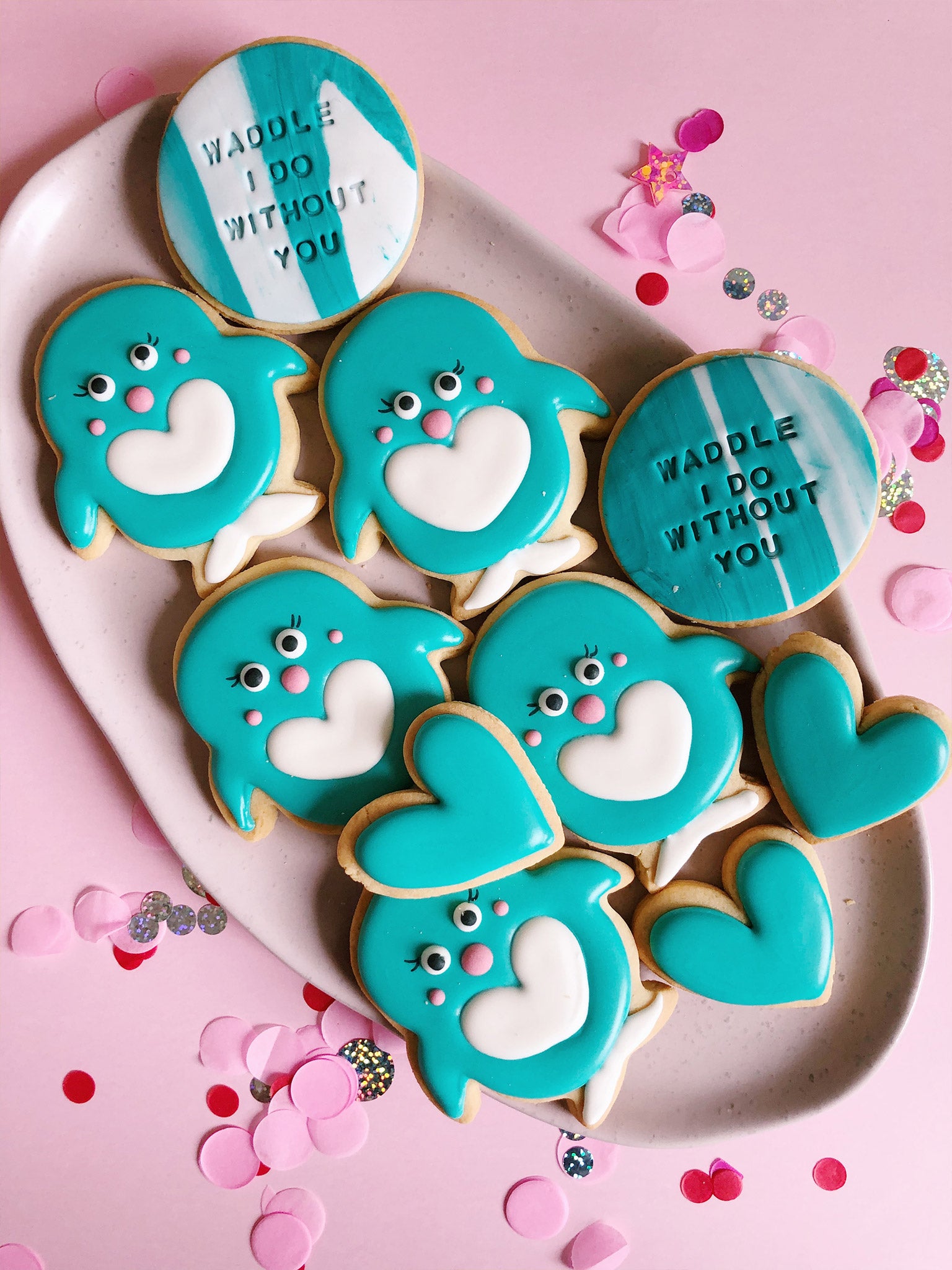 Honestly, Waddle I Do Without You? | Cute Penguin Sugar Cookies - Sugar Rush by Steph