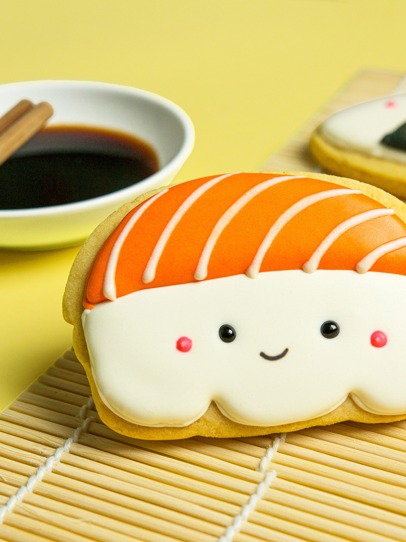 Sweet Sushi Cookies | Japanese Inspired Royal Icing Cookie Box