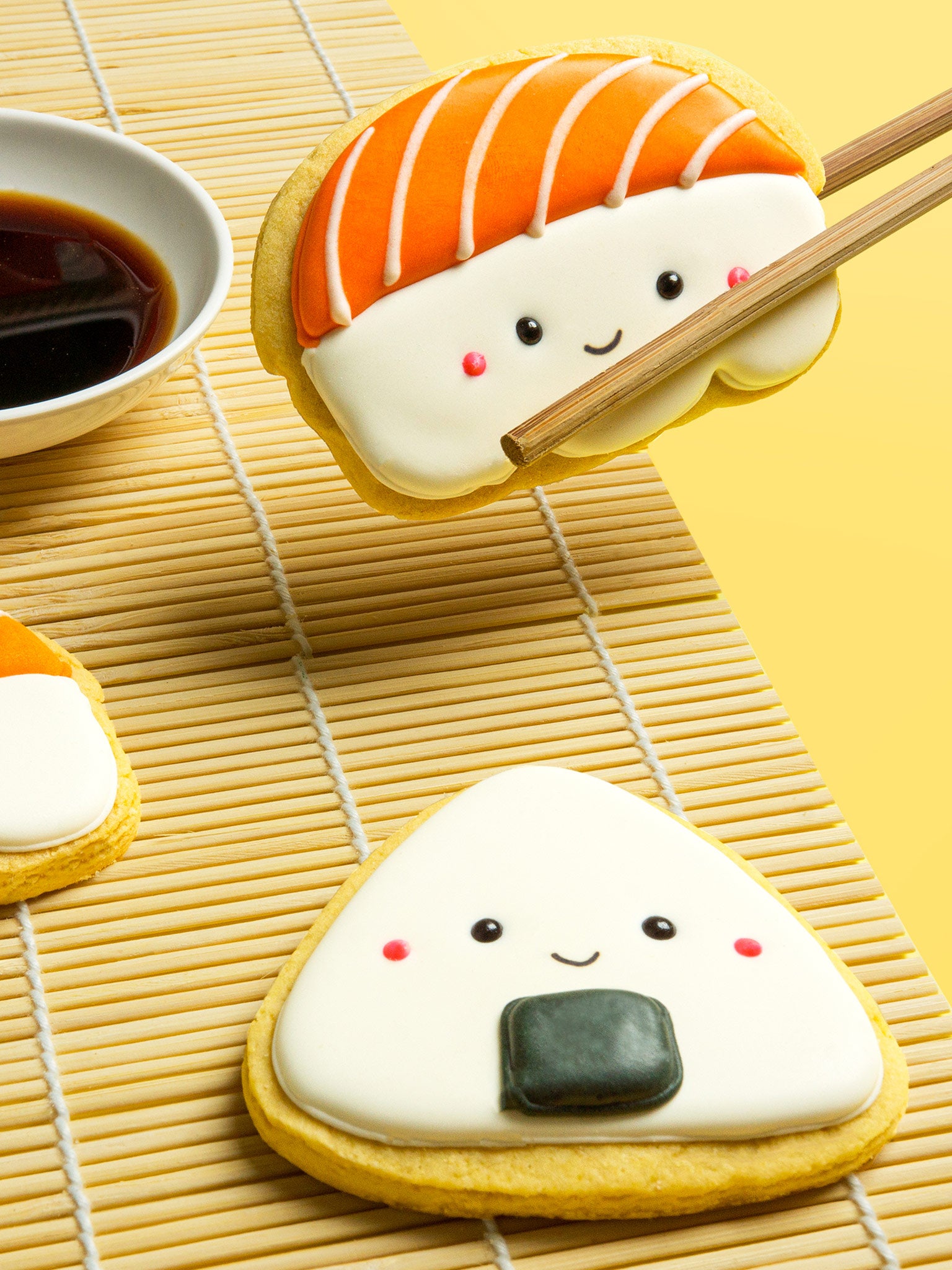Sweet Sushi Cookies | Japanese Inspired Royal Icing Cookie Box
