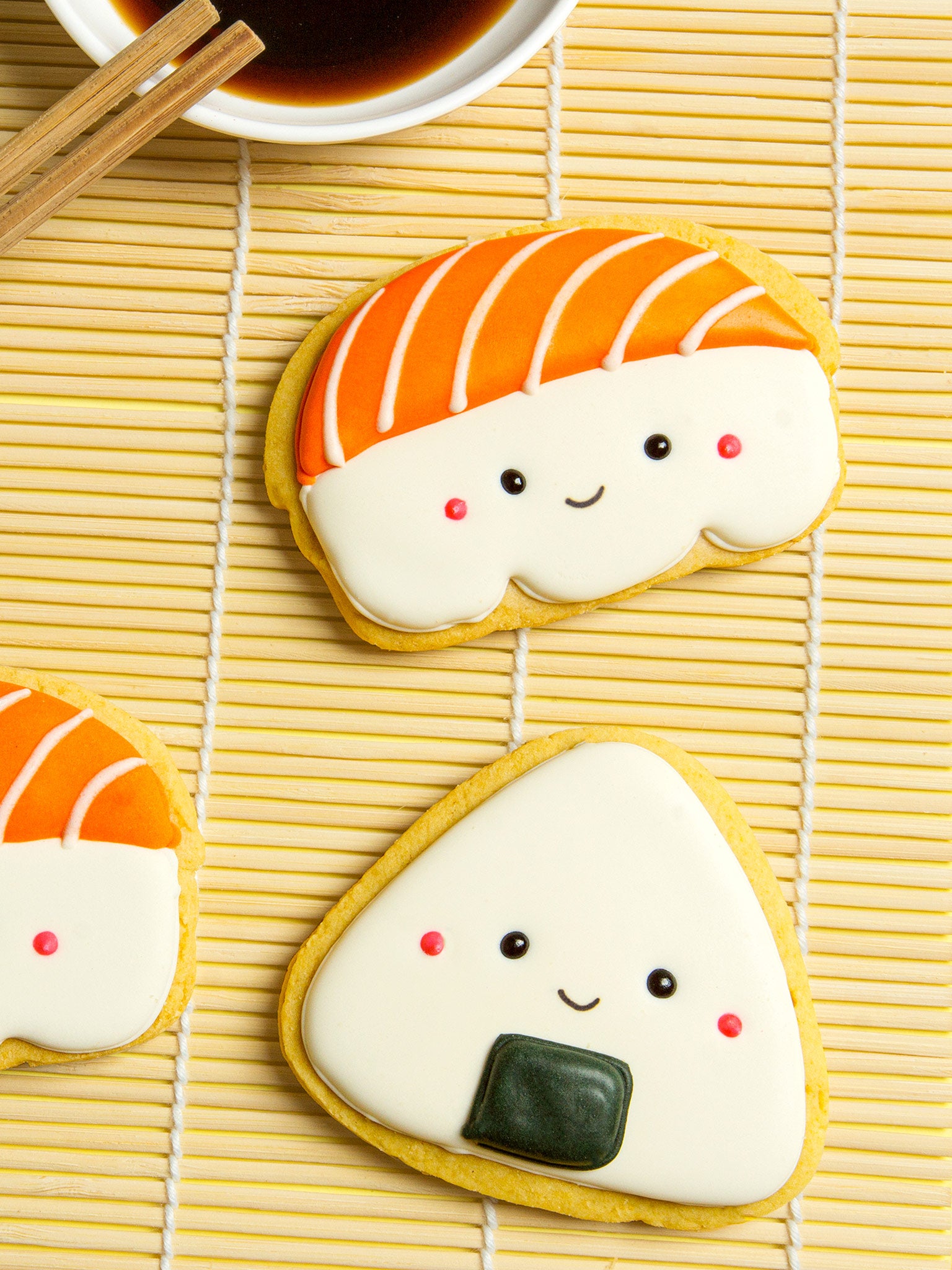 Sweet Sushi Cookies | Japanese Inspired Royal Icing Cookie Box