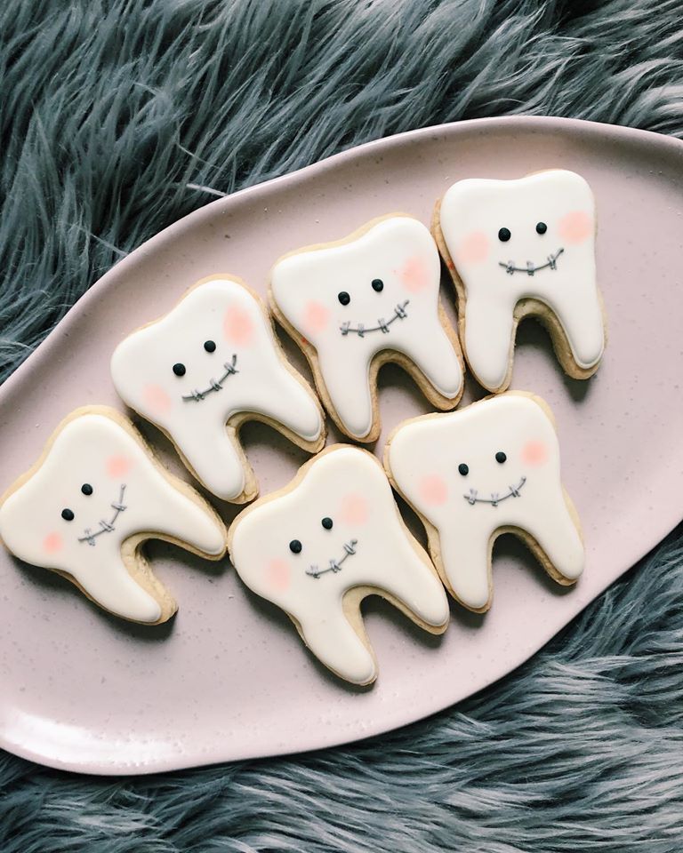 Brace Yourselves! Dental Clinic Event Gifts, Tooth Fairy Cookies - Sugar Rush by Steph