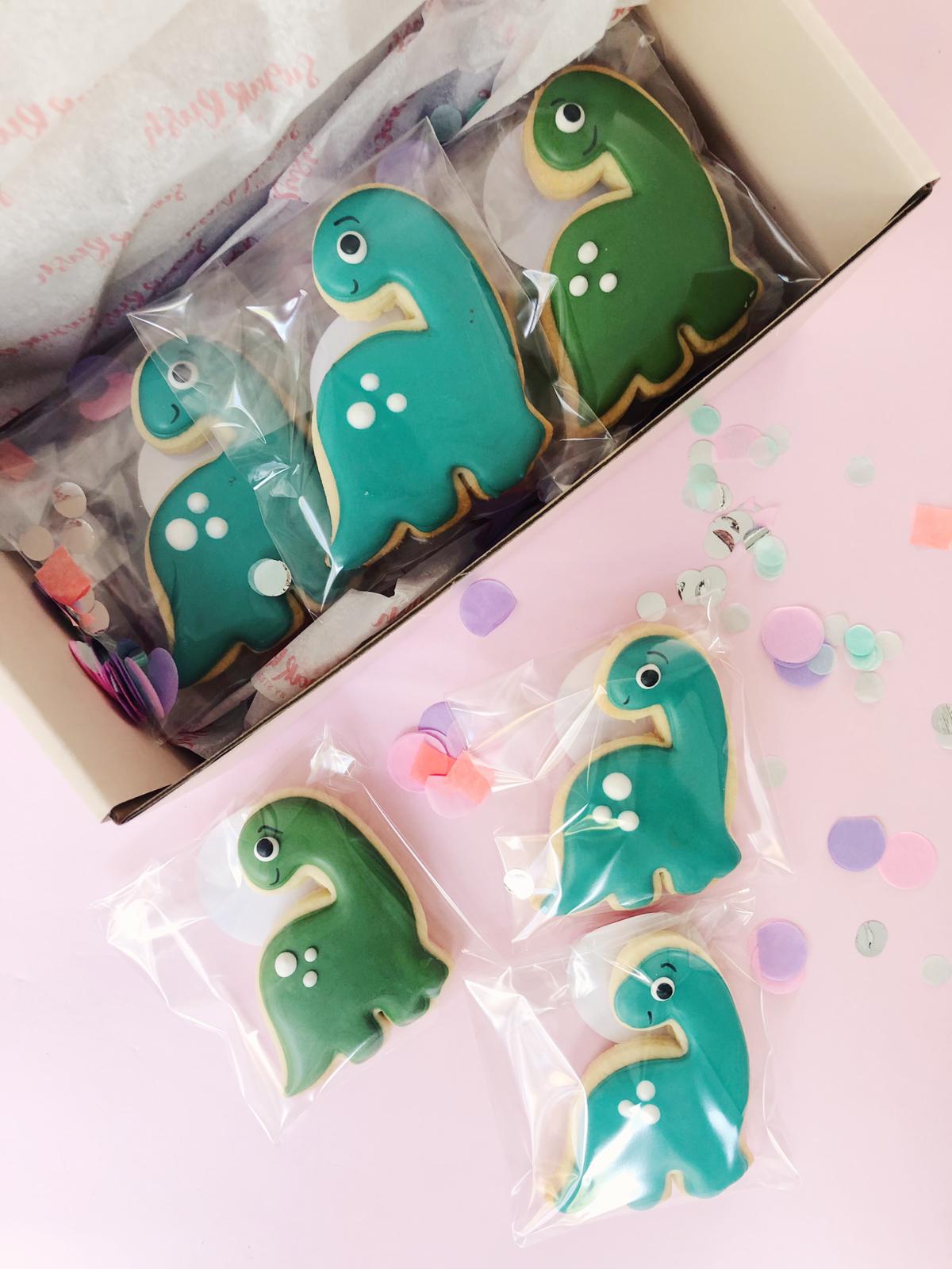 Cookiesaurus Dinosaur Cookies for Kids' Birthday Bash - Sugar Rush by Steph