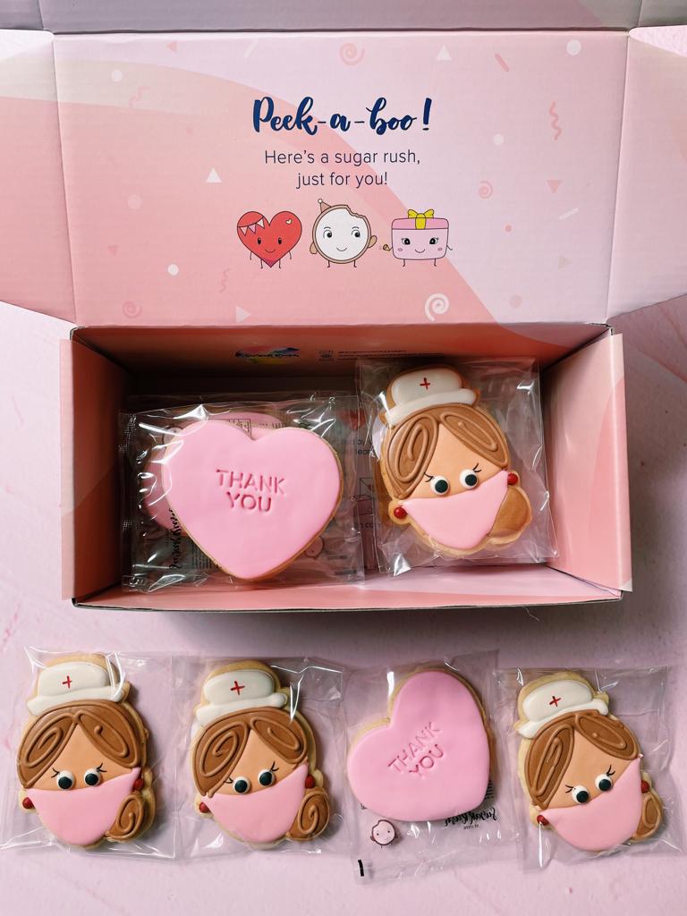 Thank You For All That You Do | Custom Nurse Appreciation Cookies - Sugar Rush by Steph
