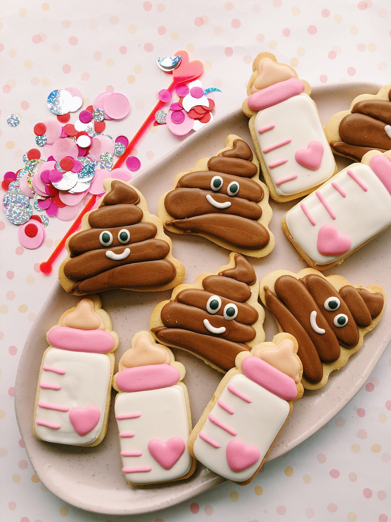 Poos and Babies | Personalised Biscuit Gifts for a New Parent - Sugar Rush by Steph