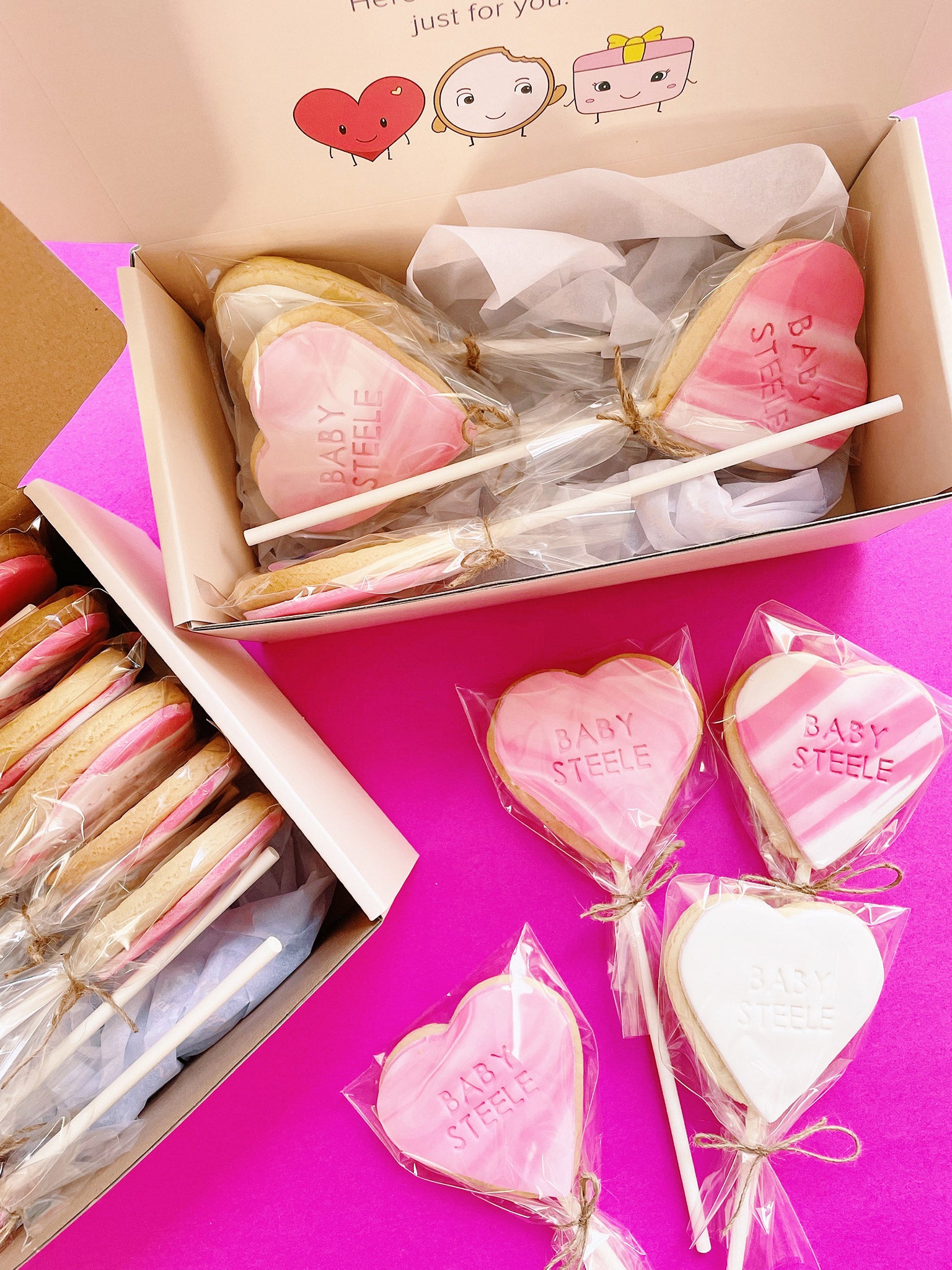 Heart-Shaped Cookie Pops | Creative Valentine's Day Gifts