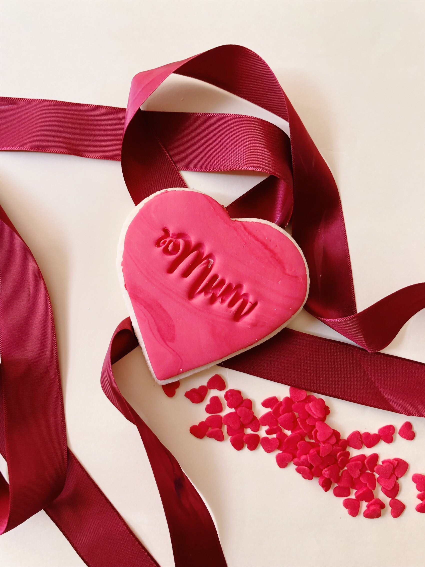 Mama Bear Heart Cookie | Sweet Personalised Gifts for Mother's Day - Sugar Rush by Steph