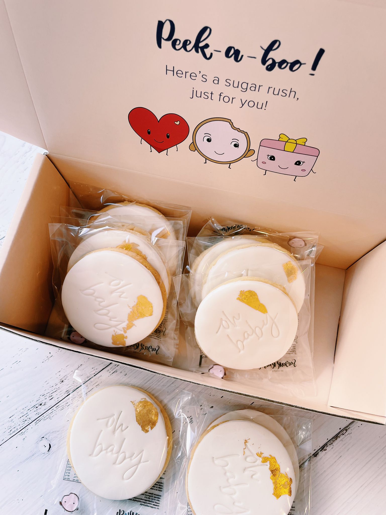 Oh Baby | Buy Custom Cookies for Baby Shower Party Favours Online - Sugar Rush by Steph