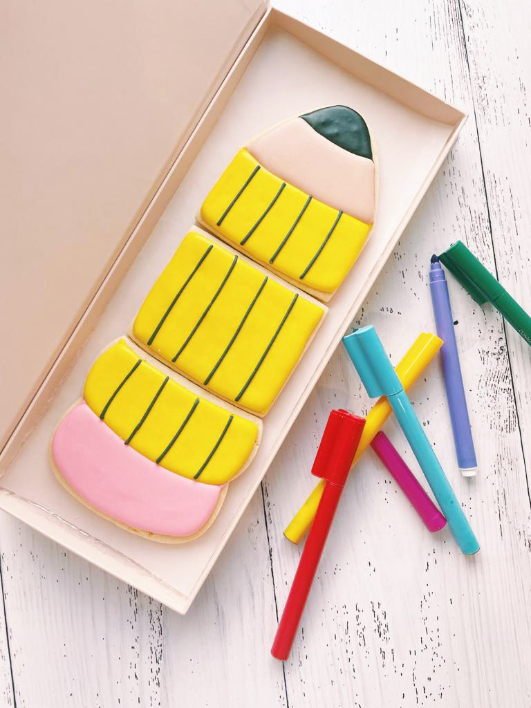 Perfect Pencil | Sweet Back To School Cookie Snacks for Kids - Sugar Rush by Steph