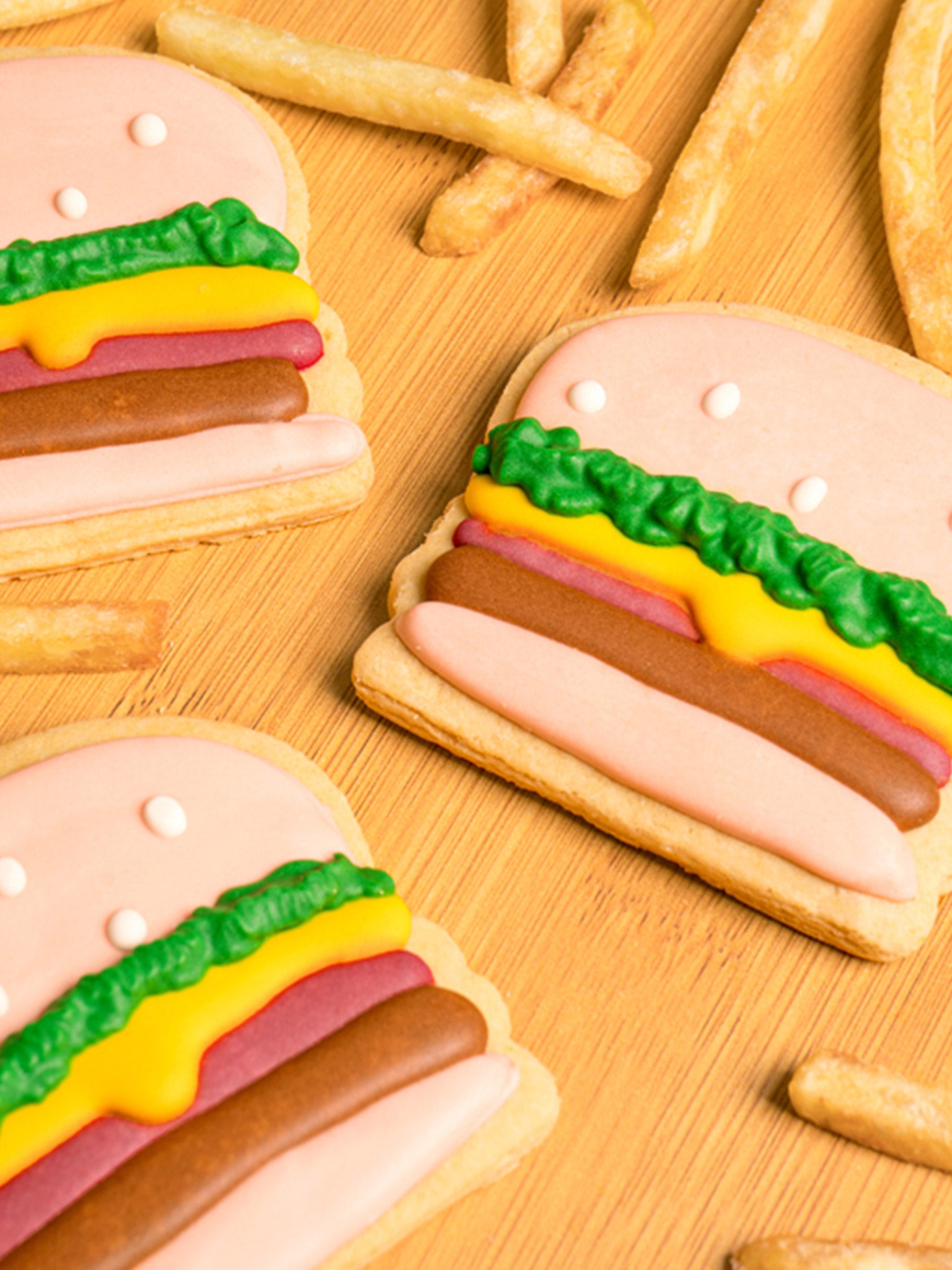 Sun’s Out, Buns Out! | Hamburger Cookies for Summer BBQ