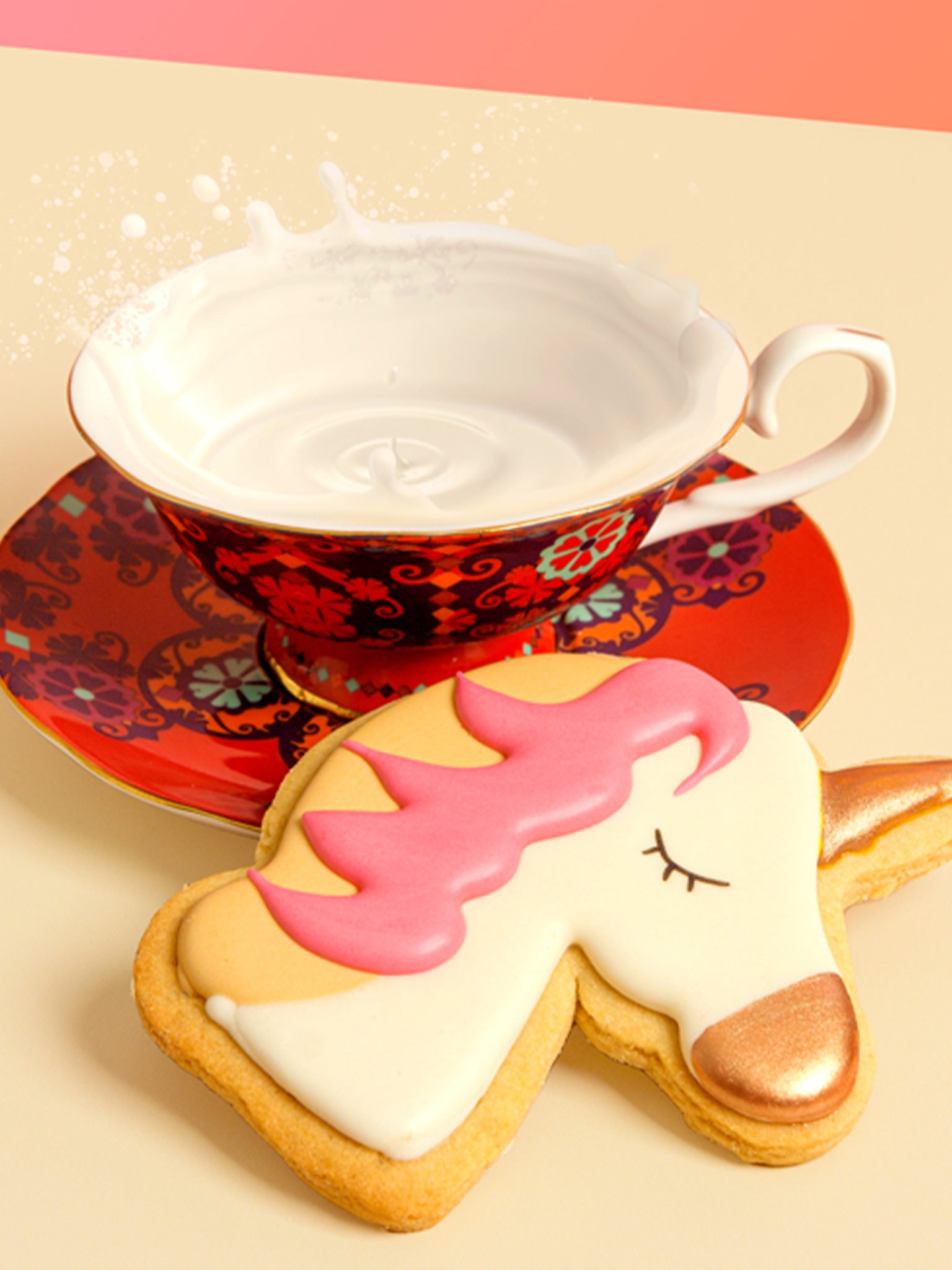 Mystical Unicorn Cookies | Colourful Rainbow Unicorn Theme Sweets