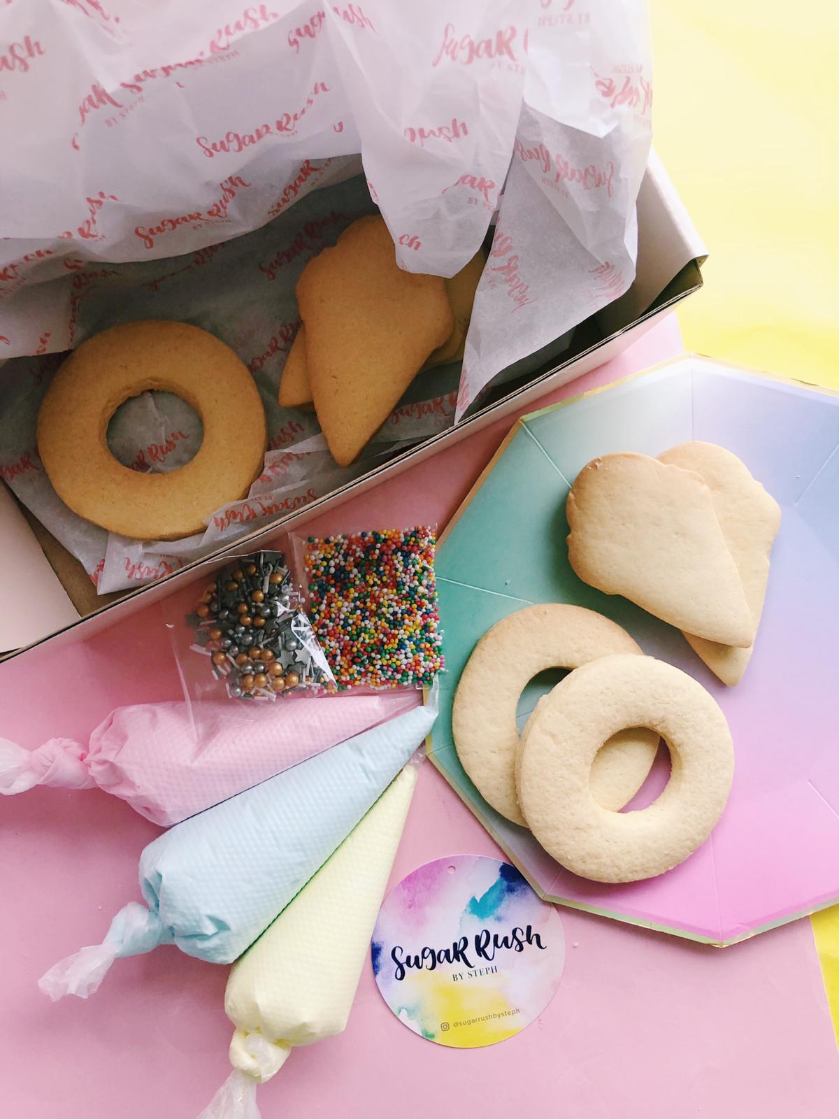 Dessert DIY Kit | Custom DIY Cookie Activity Kit for Family and Kids - Sugar Rush by Steph