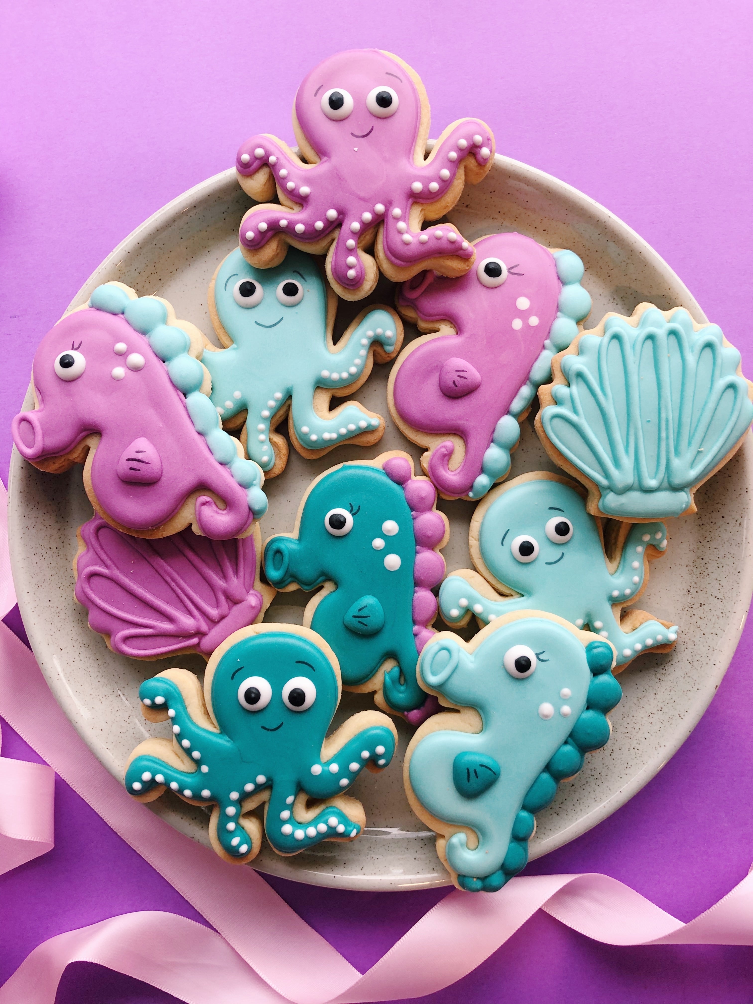 Under The Sea | Buy Ocean Animal Cookies with Seahorses and Octopi ...