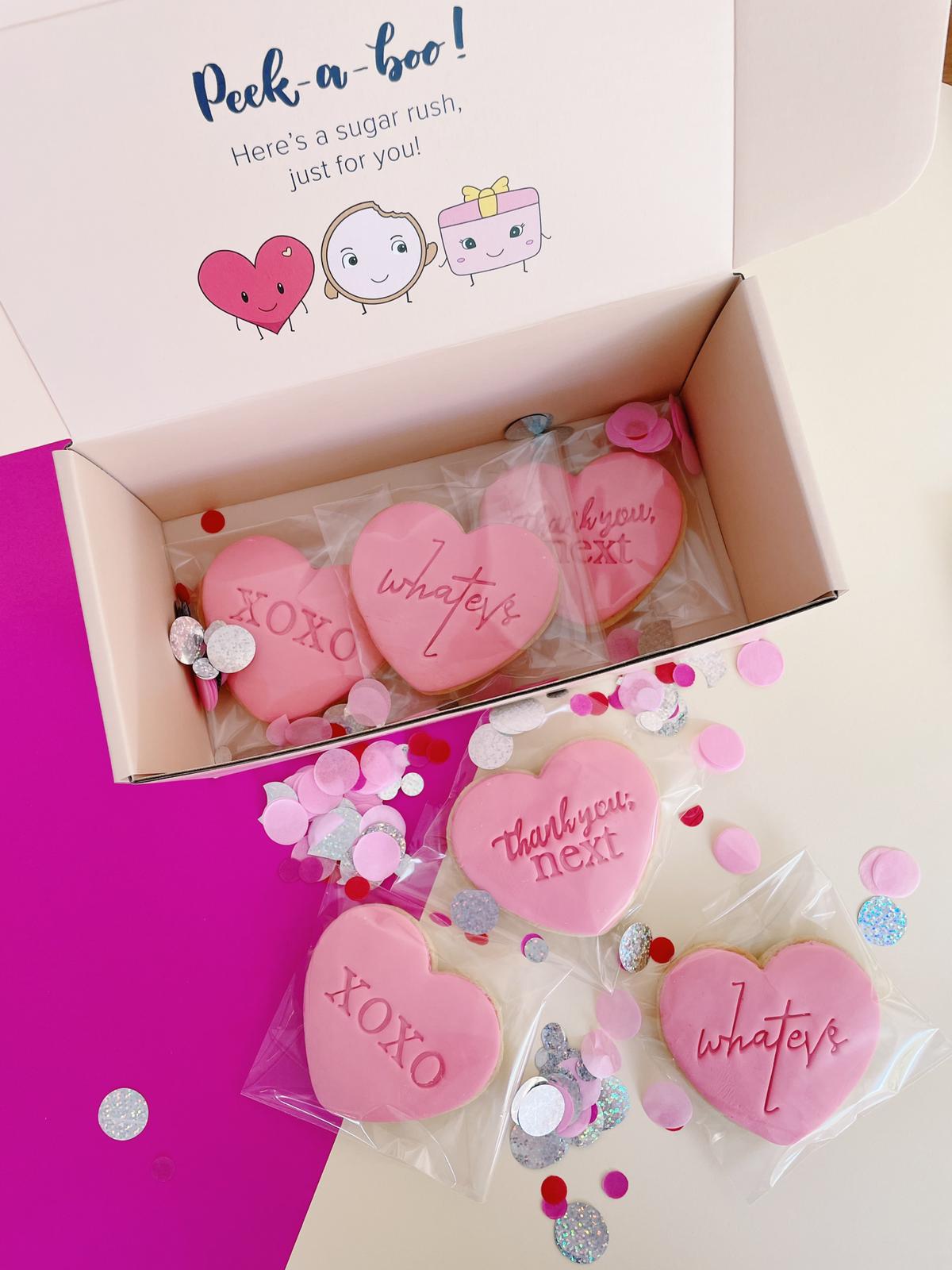 Thank You, NEXT! | Pink Valentine's Day Cookies for Singles - Sugar Rush by Steph
