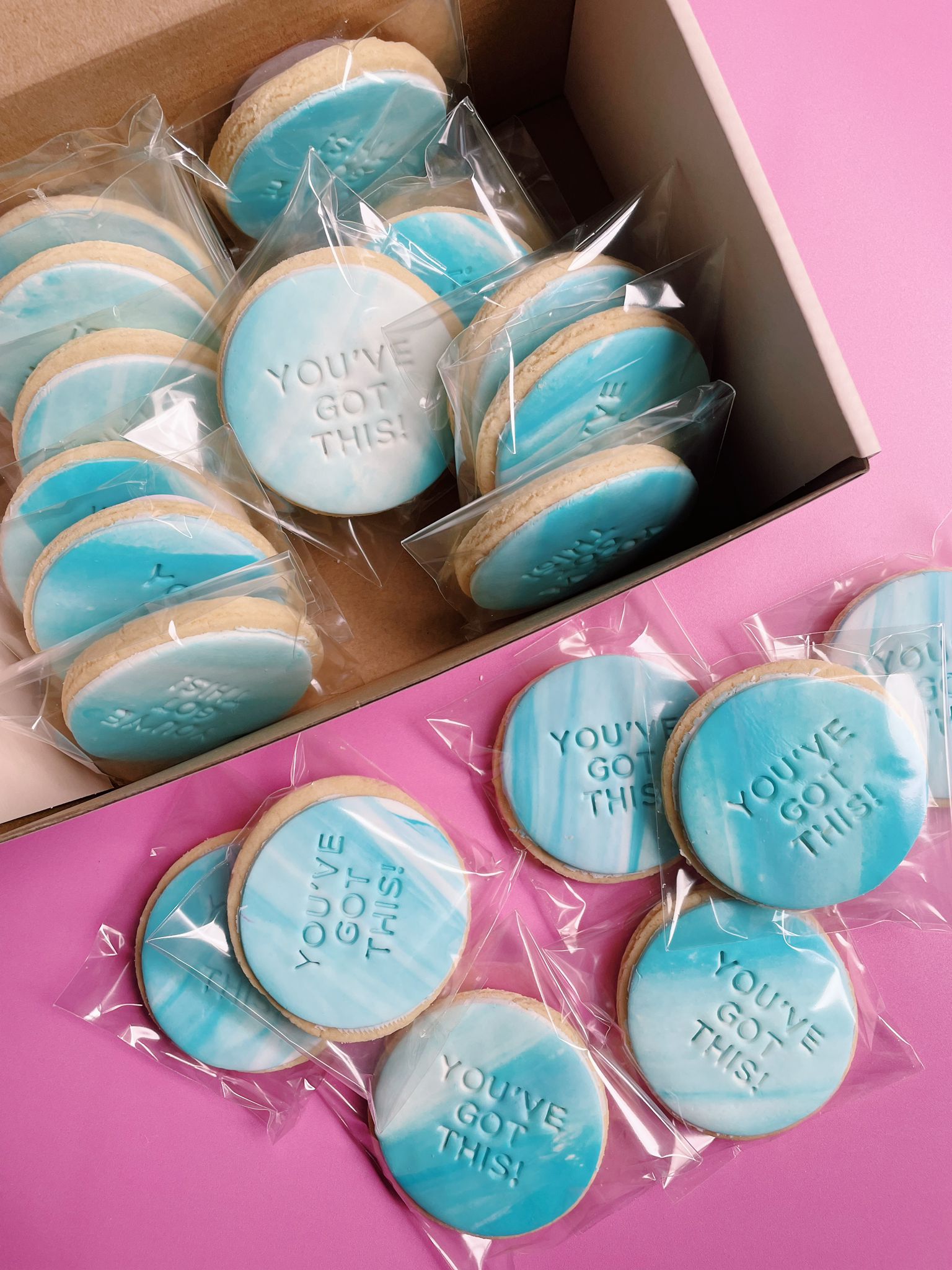 You've Got This! | Affirmation Cookies Custom Gift Box for Friends - Sugar Rush by Steph